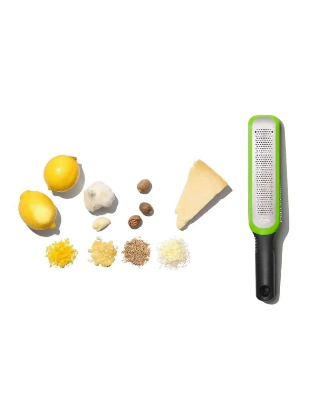 OXO Softworks Stainless Steel Zester Grater Citrus Cheese with Snap-On Cover